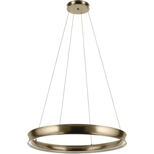 Larousse 40" Round LED Pendant in Champagne Bronze
