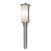 Ledge Outdoor Post Light in Brushed Aluminum