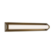 Swale 27" Bath Vanity Light in Aged Brass