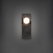 Okemo Wall Sconce in Basalt Stone/black