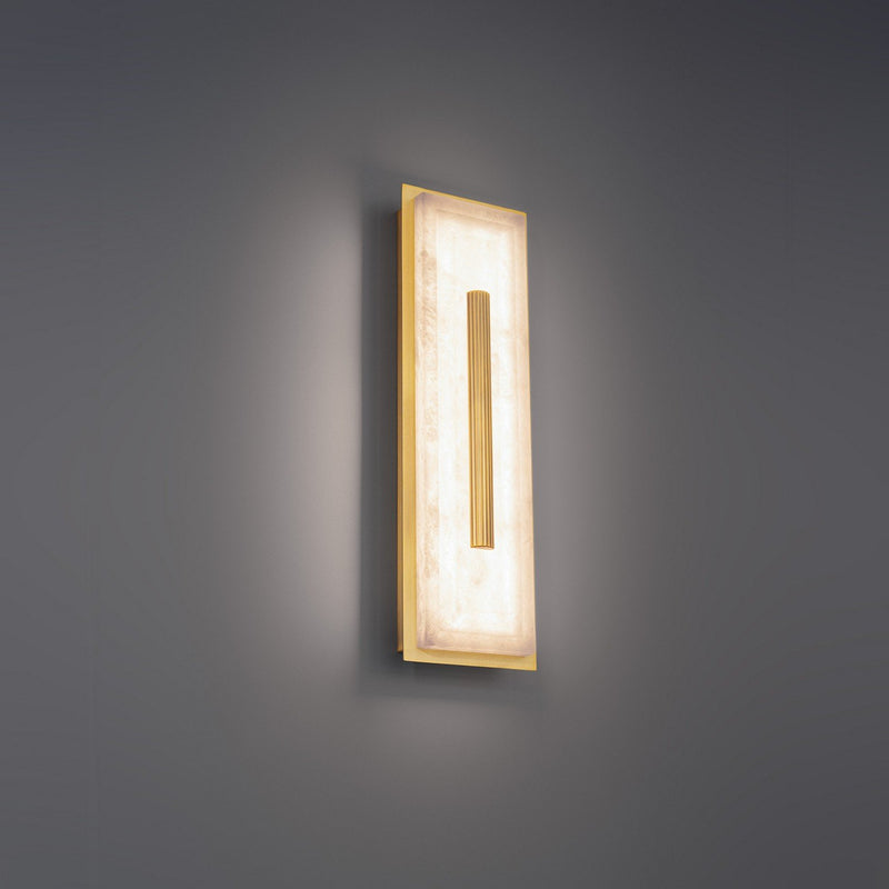 Clarice Wall Sconce in Aged Brass