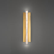 Rapper 24" Wall Sconce in Aged Brass