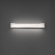 Frozen Zone Bath Sconce in Brushed Nickel