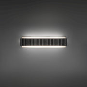Magnate 2-Light 19" Bath Sconce in Basalt Stone/black