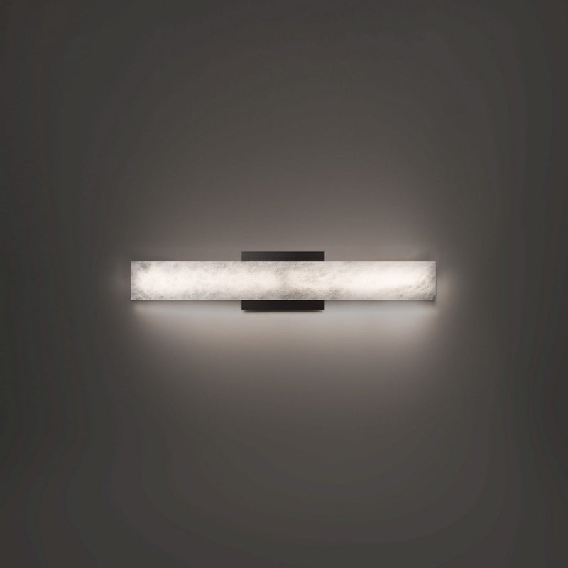 Lanza 20" Bath Sconce in Black