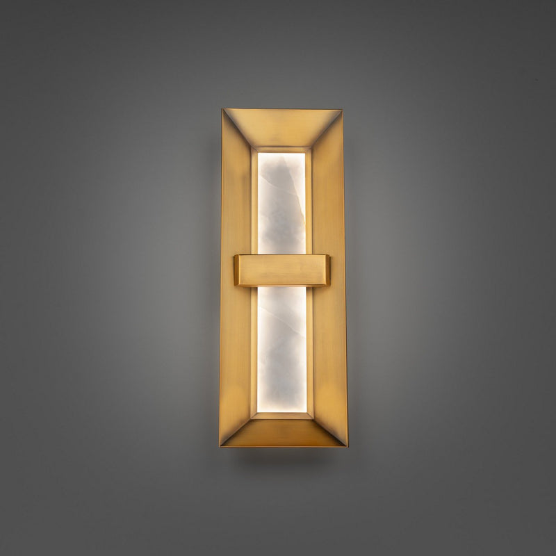 Austen Wall Sconce in Aged Brass