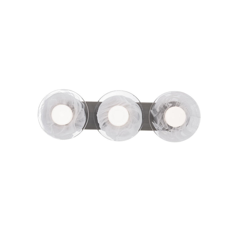 Fresco 3-Light Bath Vanity Light in Brushed Nickel