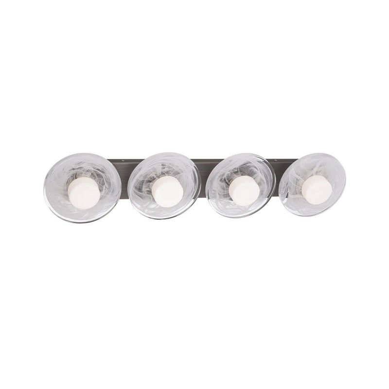 Fresco 4-Light Bath Vanity Light in Brushed Nickel