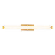 Carlisle 37" Bath Vanity Light in Aged Brass