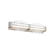 Deco 2-Light Bath Vanity Light in Brushed Nickel