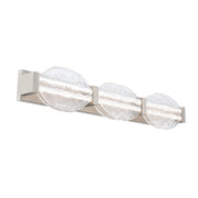 Deco 3-Light Bath Vanity Light in Brushed Nickel