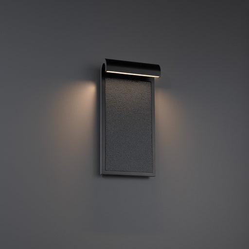 Takonic Outdoor Wall Sconce in Granite Stone/black
