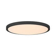 Ultra-Slim 20" LED Flush Mount in Black