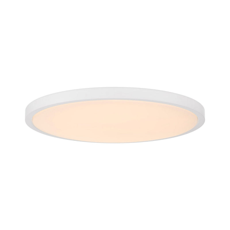 Ultra-Slim 20" LED Flush Mount in White