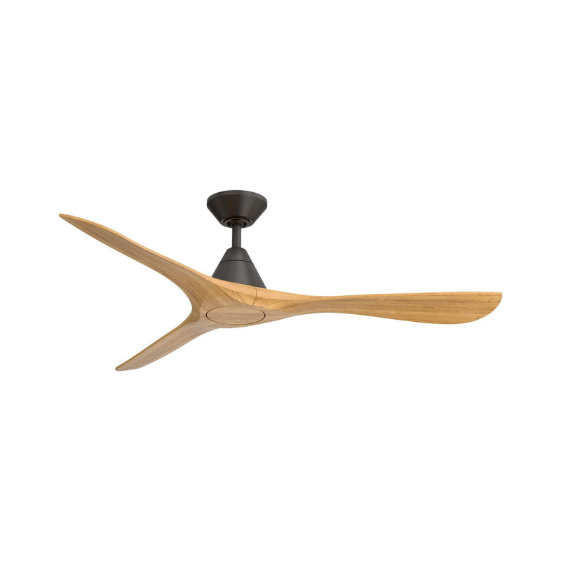Carve 60" Outdoor Ceiling Fan in Bronze / Honey Oak