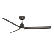 Bolo 62" Outdoor Ceiling Fan with Light in Bronze