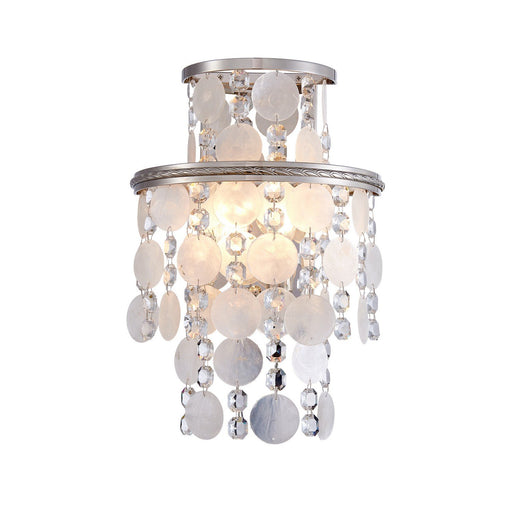 Avara 2-Light Wall Sconce in Polished Nickel