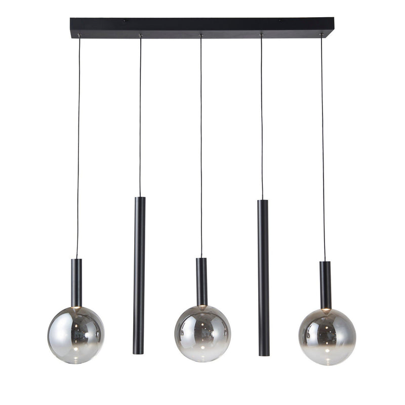 Modella 5-Light LED Linear Pendant in Black