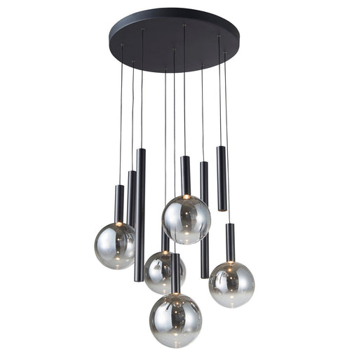 Modella 9-Light LED Cluster Pendant in Black