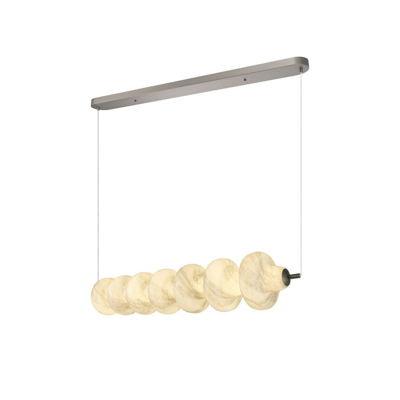 Solara 43" LED Linear Pendant in Graphite