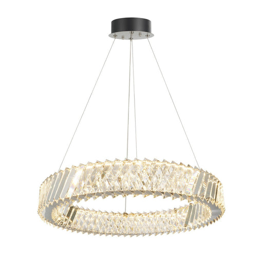 Alya 24" LED Pendant in Polished Nickel
