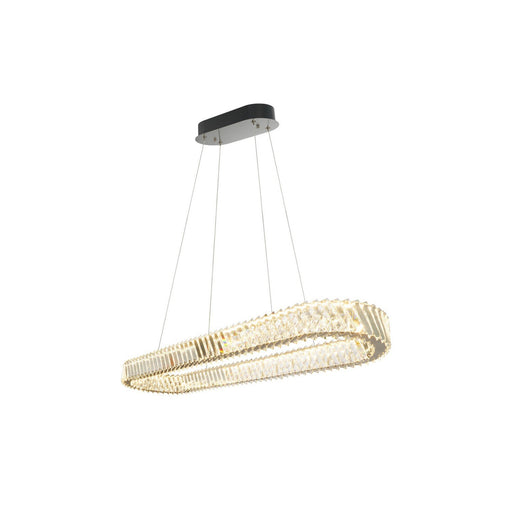 Alya LED Linear Pendant in Polished Nickel