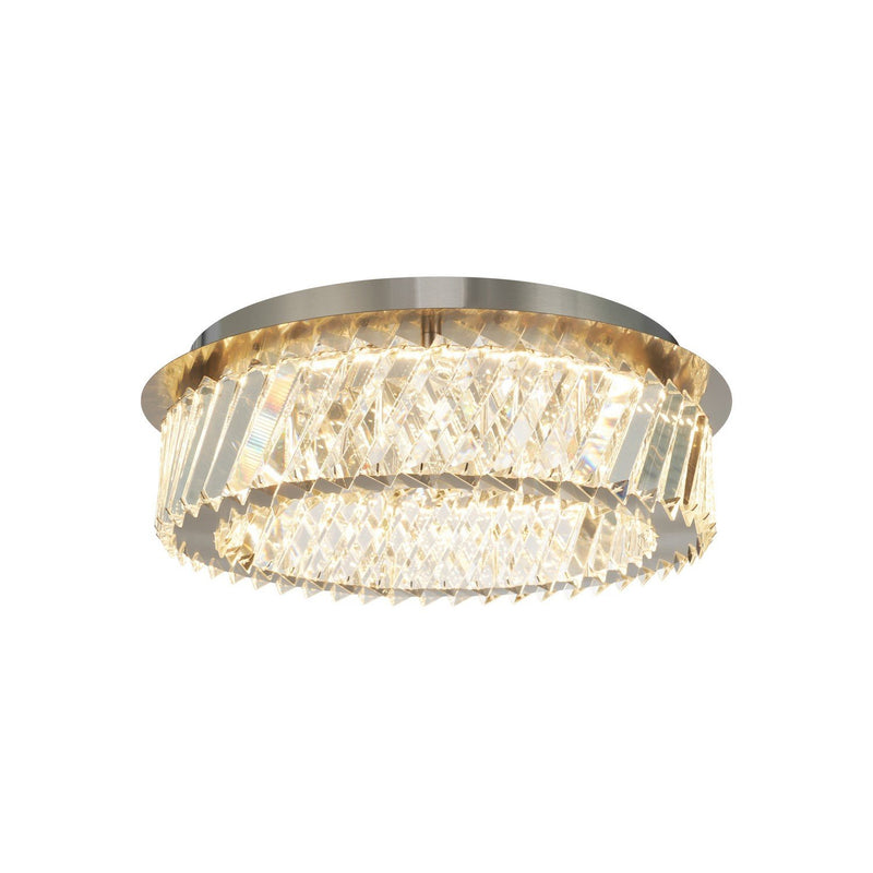 Alya 16" LED Flush Mount in Polished Nickel