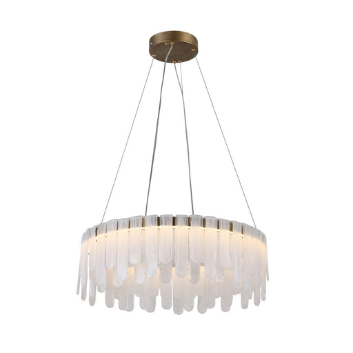 Roselle 25" LED Pendant in Legacy Brass