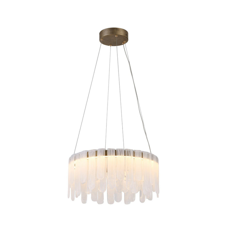 Roselle 18.5" LED Pendant in Legacy Brass