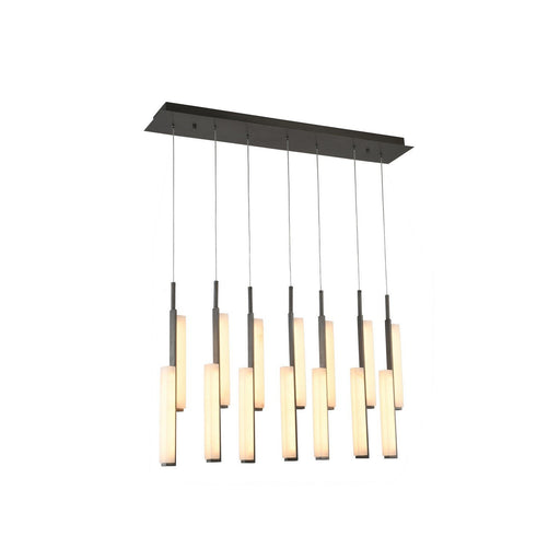 Lumina LED Linear Pendant in Forged Bronze