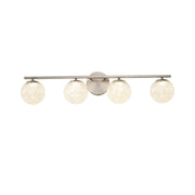 Forma 4-Light LED Bath Vanity Light in Brushed Nickel