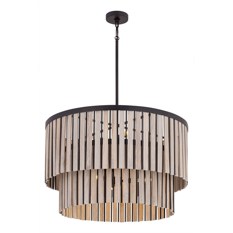 Esbelta 6-Light Pendant in Dark Bronze