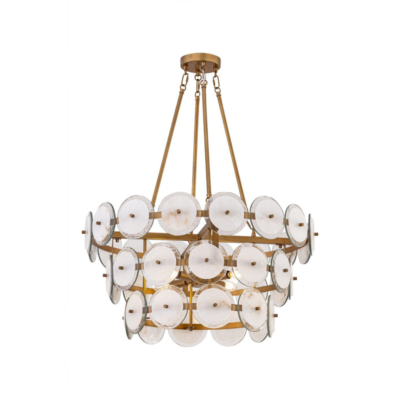 Kintrel 4-Light 28.75" Pendant in Legacy Brass