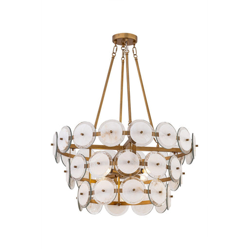 Kintrel 4-Light 28.75" Pendant in Legacy Brass