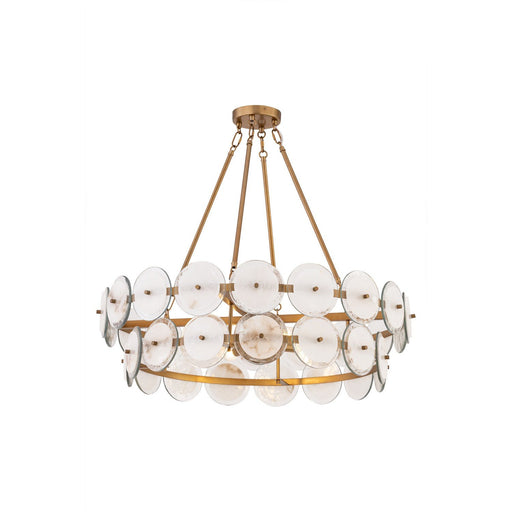 Kintrel 4-Light 31.5" Pendant in Legacy Brass