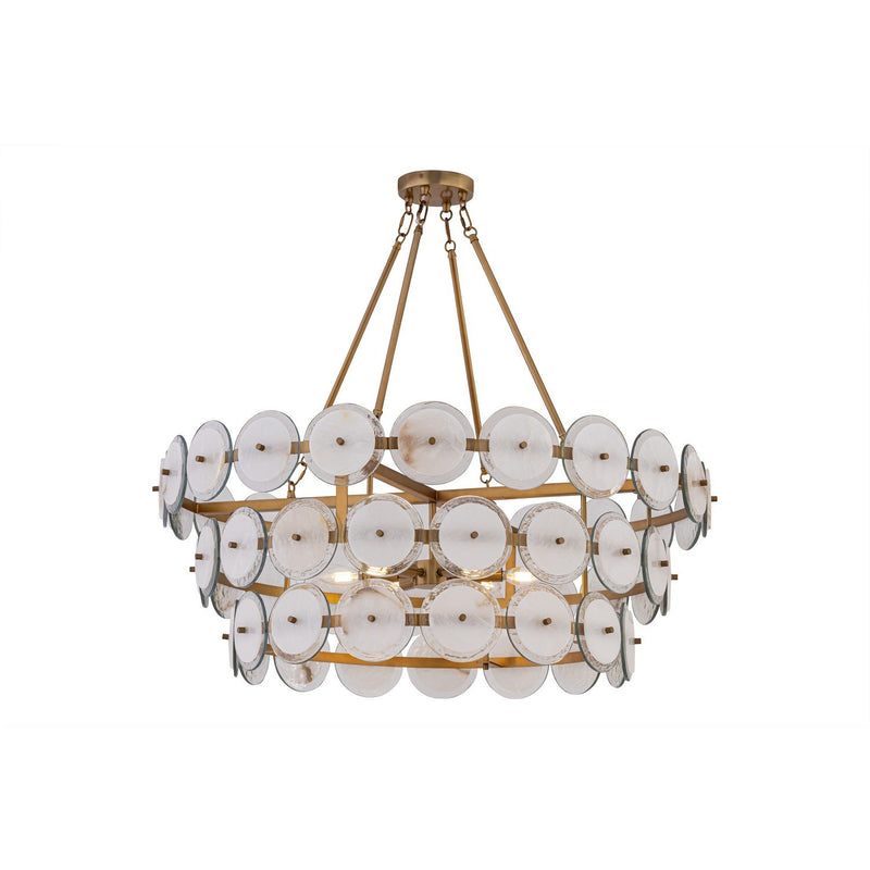 Kintrel 6-Light Pendant in Legacy Brass