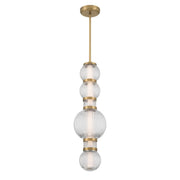 Cordel Medium LED Mini Pendant in Legacy Brass