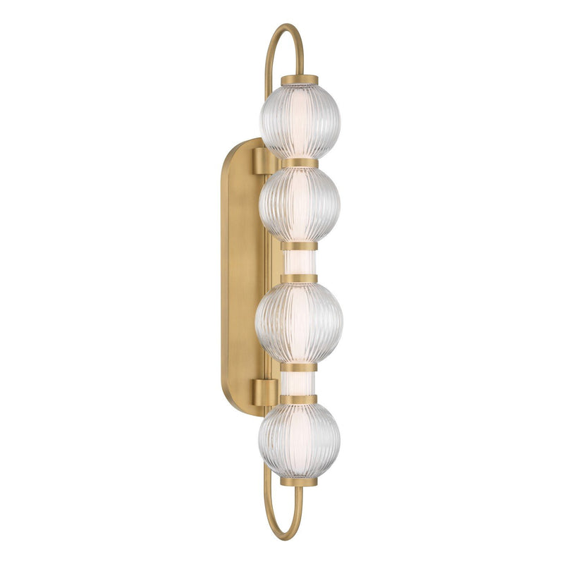 Cordel LED Wall Sconce in Legacy Brass