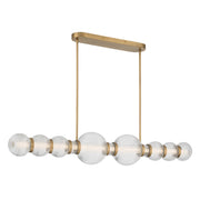 Cordel LED Linear Pendant in Legacy Brass