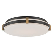 Arclume Small LED Flush Mount in Dark Matte Black