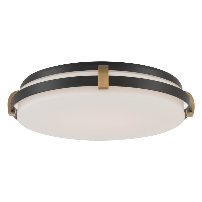 Arclume Small LED Flush Mount in Dark Matte Black