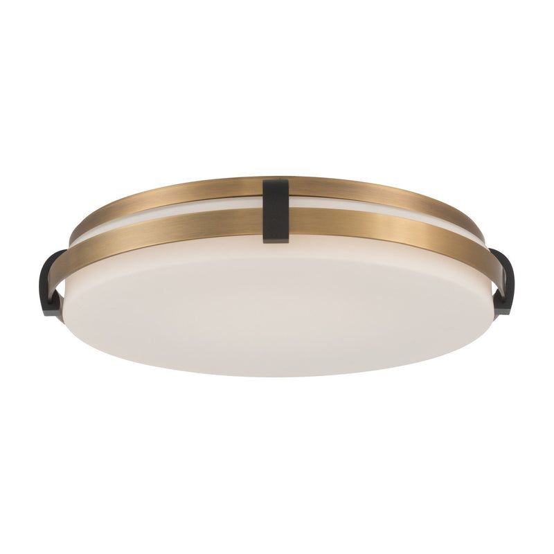 Arclume Small LED Flush Mount in Legacy Brass
