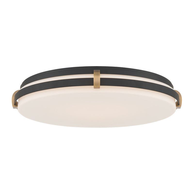 Arclume Large LED Flush Mount in Dark Matte Black