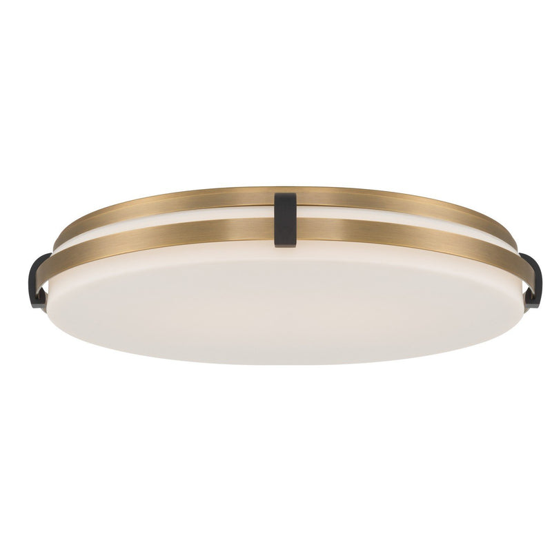 Arclume Large LED Flush Mount in Legacy Brass