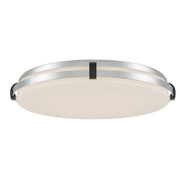 Arclume Large LED Flush Mount in Chrome