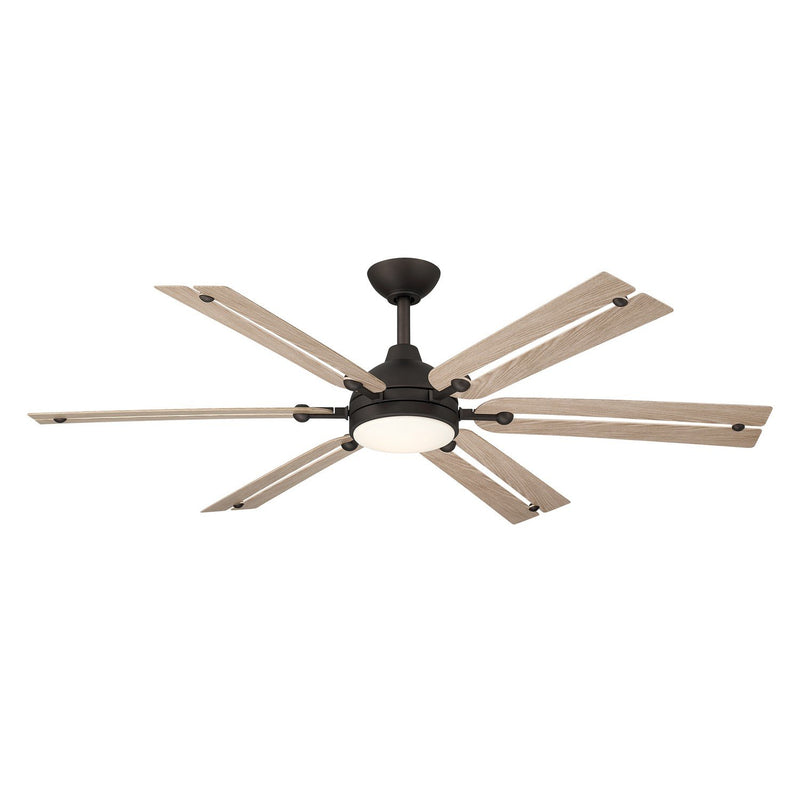 Allegata 56" LED Ceiling Fan in Dark Bronze / Ashwood