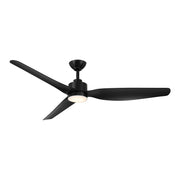 Norwynd 60" Outdoor LED Ceiling Fan in Coal