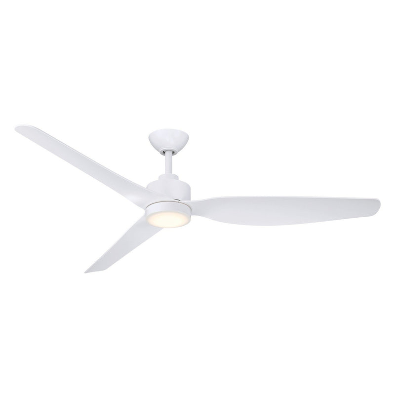 Norwynd 60" Outdoor LED Ceiling Fan in Flat White