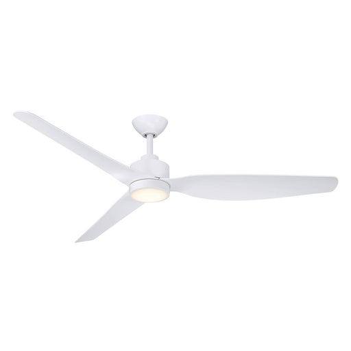 Norwynd 60" Outdoor LED Ceiling Fan in Flat White