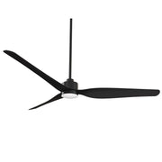 Norwynd 72" Outdoor LED Ceiling Fan in Coal